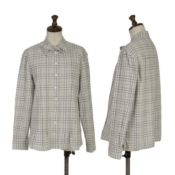 Mademoiselle NON NON チェック柄プリーツスカート 38 Mademoiselle