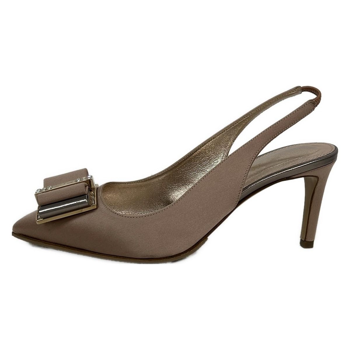 サルバトーレフェラガモ サンダル 5 D レディース - ピンクベージュ