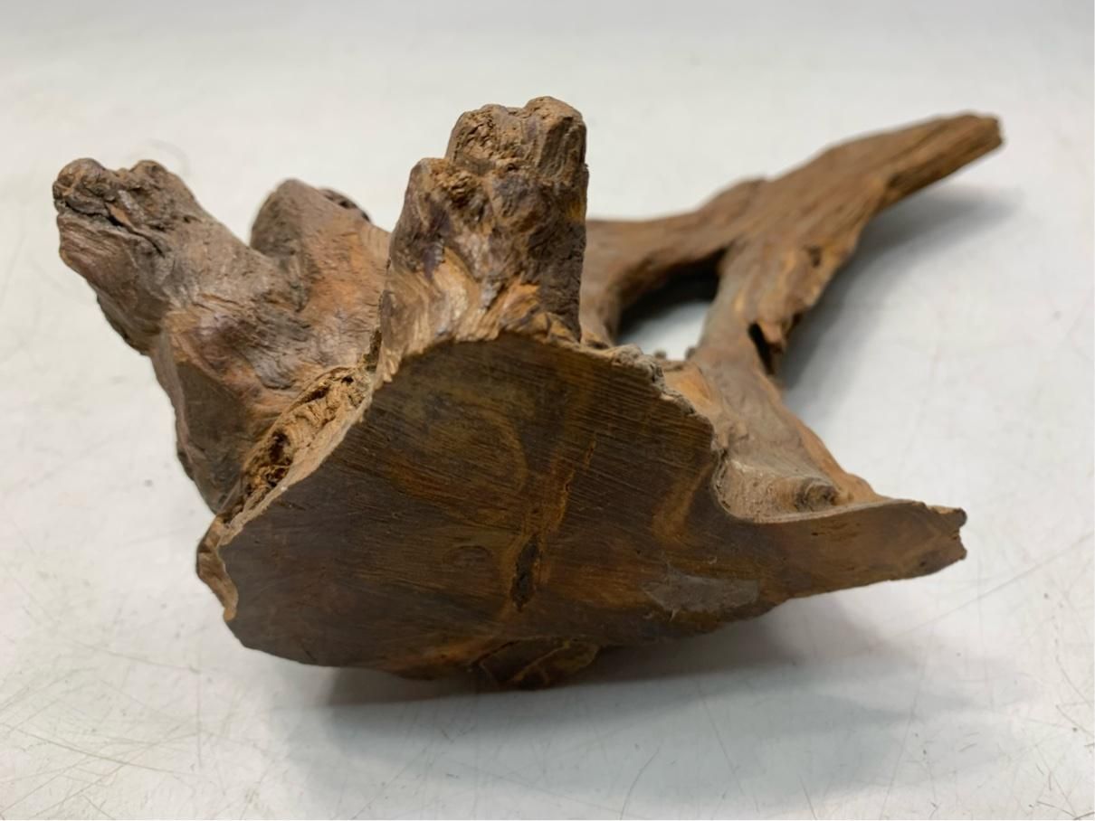 貴重 根彫 布袋様 七福神 人物像 木彫り 骨董 流木アート 仏教美術