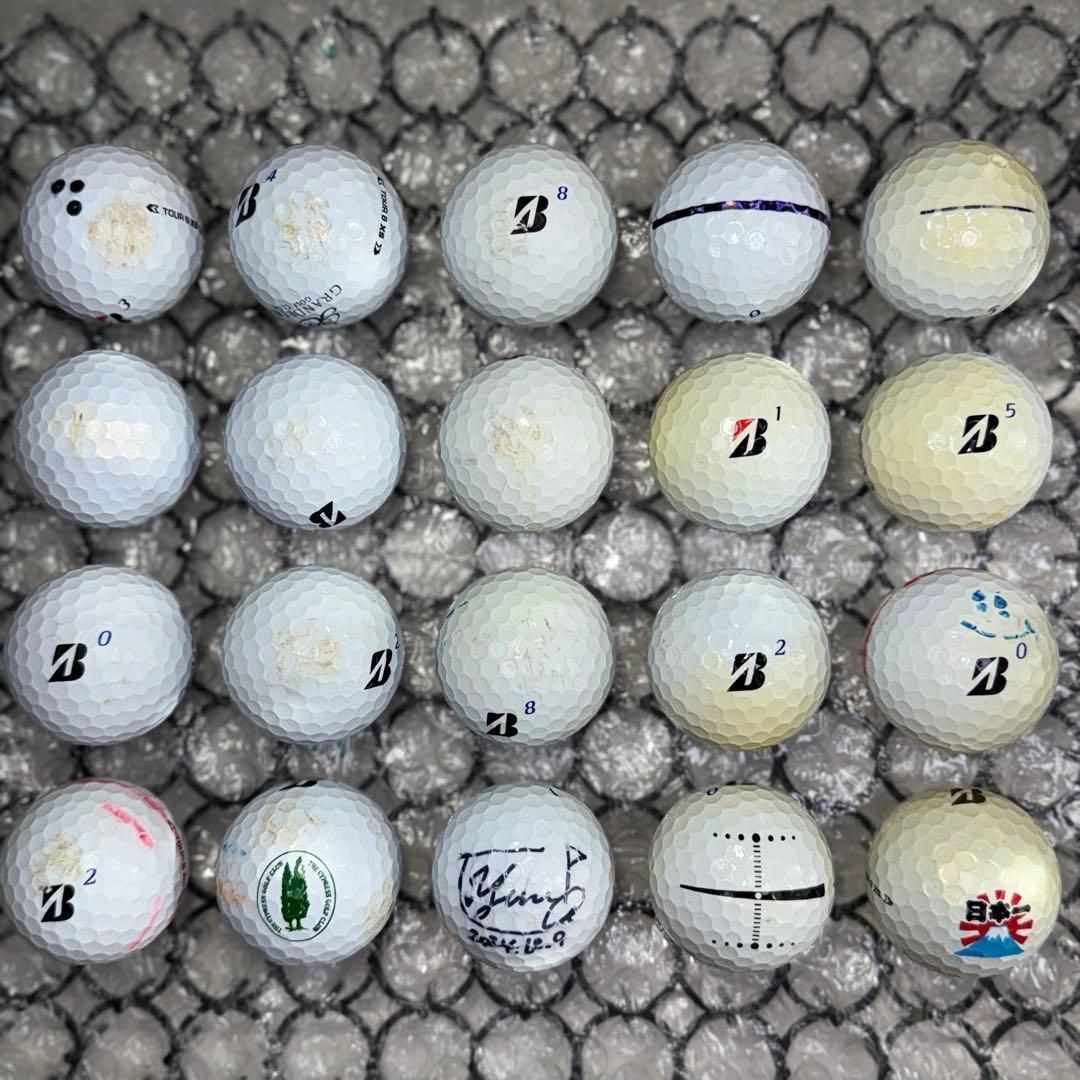 ゴルフボール ブリジストン tour b xs Bランク 20球 992 ロスト - メルカリ