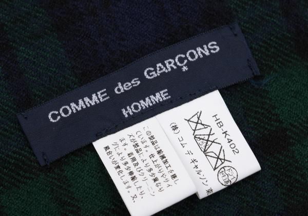 コムデギャルソン オムCOMME des GARCONS HOMME 縮絨タータンチェック