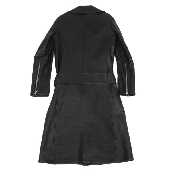 リミフゥLIMI feu キルティングライニングレザーライダースコート 黒XS