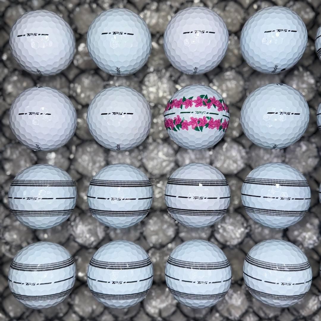ロストボール テーラーメイド TP5 ゴルフ Sランク 20球 01おまけティー