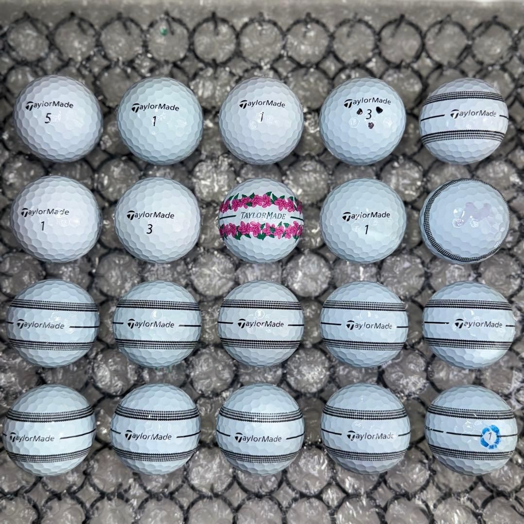 ロストボール テーラーメイド TP5 ゴルフ Sランク 20球 01おまけティー