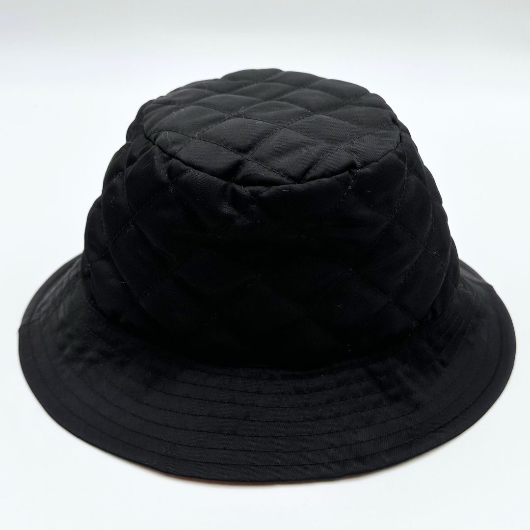 美品】Celine ロゴ キルティング バケットハット - メルカリ