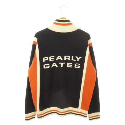 パーリーゲイツ PEARLY GATES ニットジャケット スタンドカラー ジップ