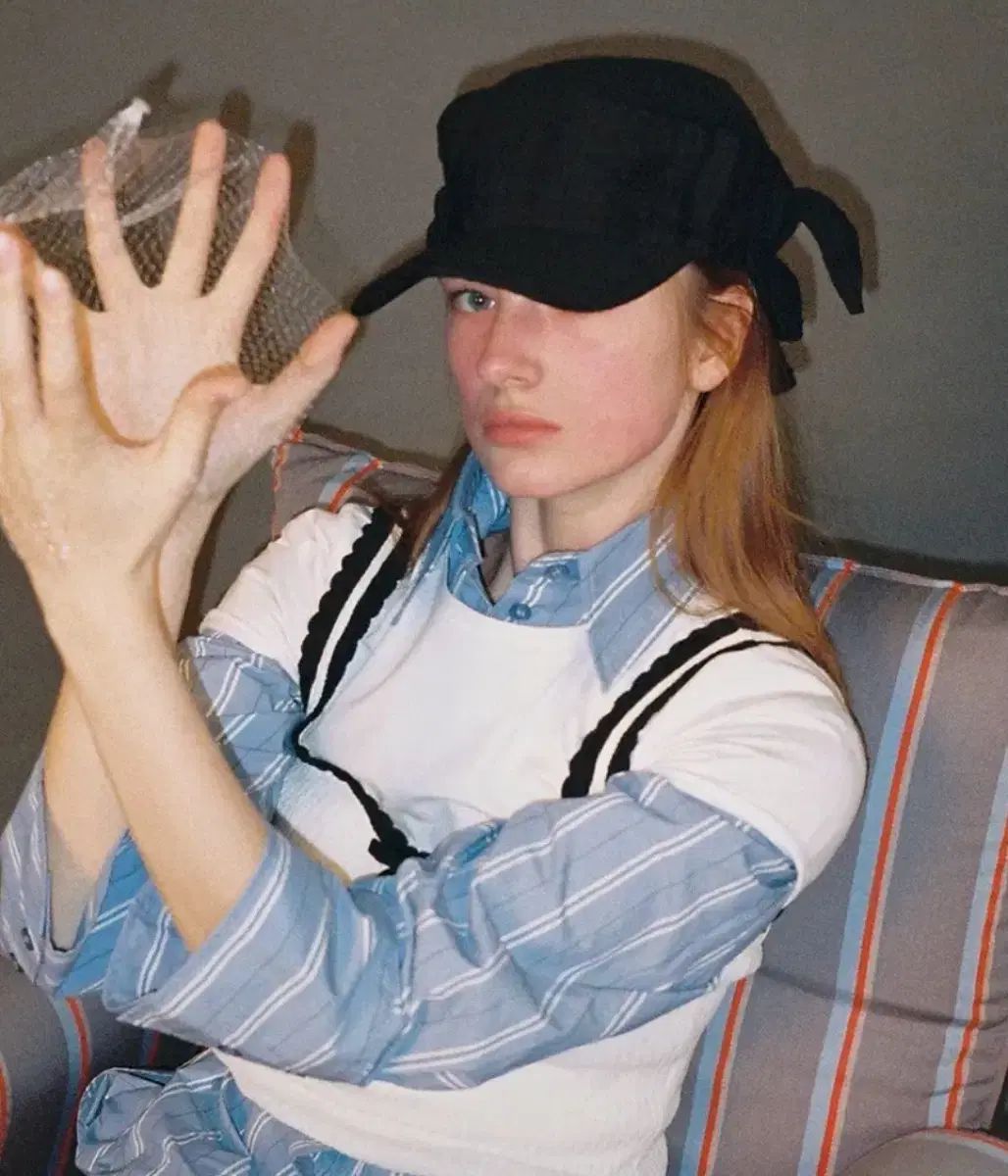 AWESOME NEEDS オーサムニーズ スカーフキャップ ブラック