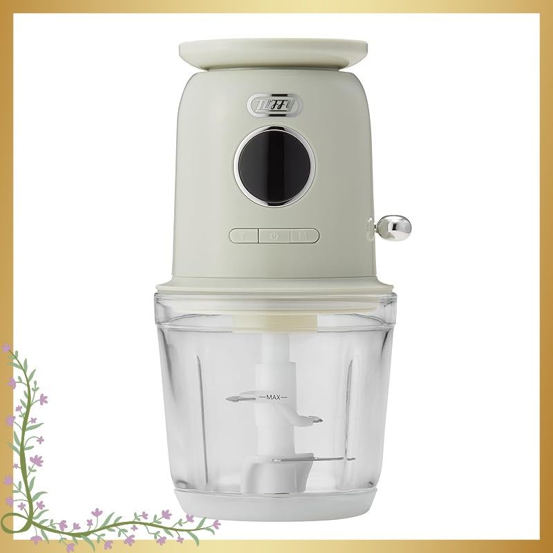 Toffy/トフィー】 スケール付きマルチフードプロセッサー [充電式] K