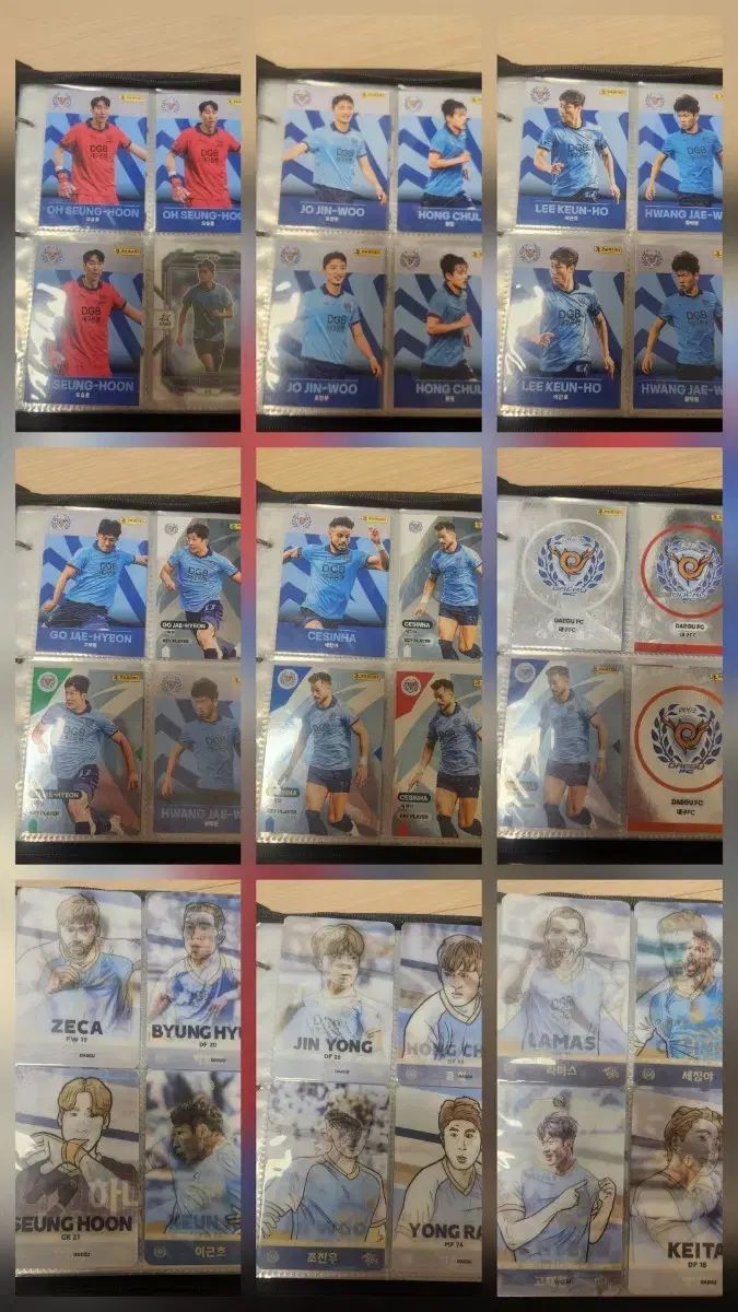 大邱FC 選手 カード コレクション ホログラムカード パニーニ まとめ
