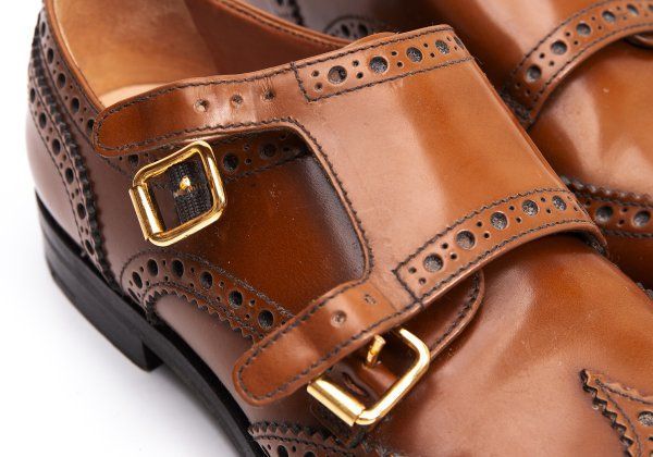 チャーチChurch's LANA R ダブルモンクストラップメダリオンレザー