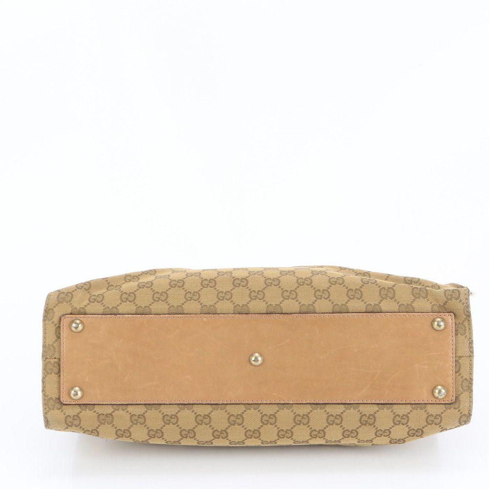 極美品 グッチ GG キャンバス 109140 レザー トート バッグ 肩掛け