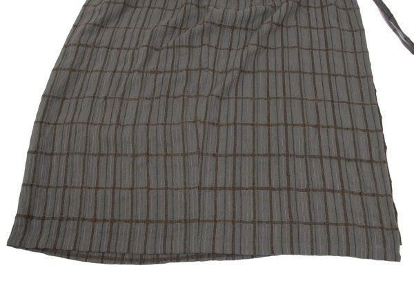 ヨーガンレールJURGEN LEHL シルクウールチェック織りシアーラップ