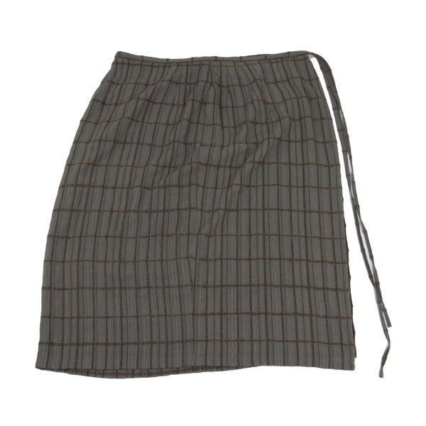 ヨーガンレールJURGEN LEHL シルクウールチェック織りシアーラップ