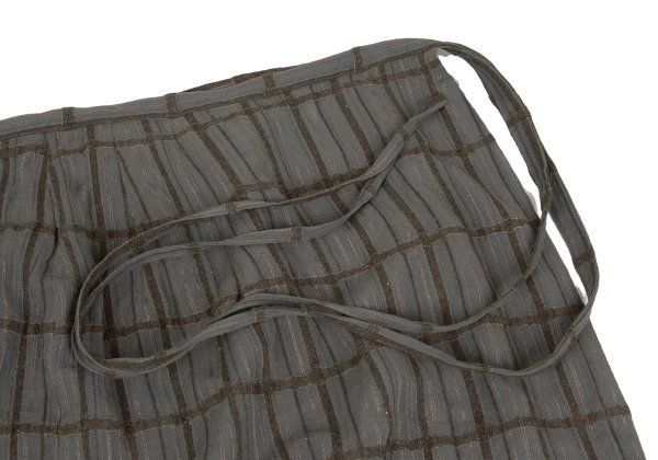 ヨーガンレールJURGEN LEHL シルクウールチェック織りシアーラップ