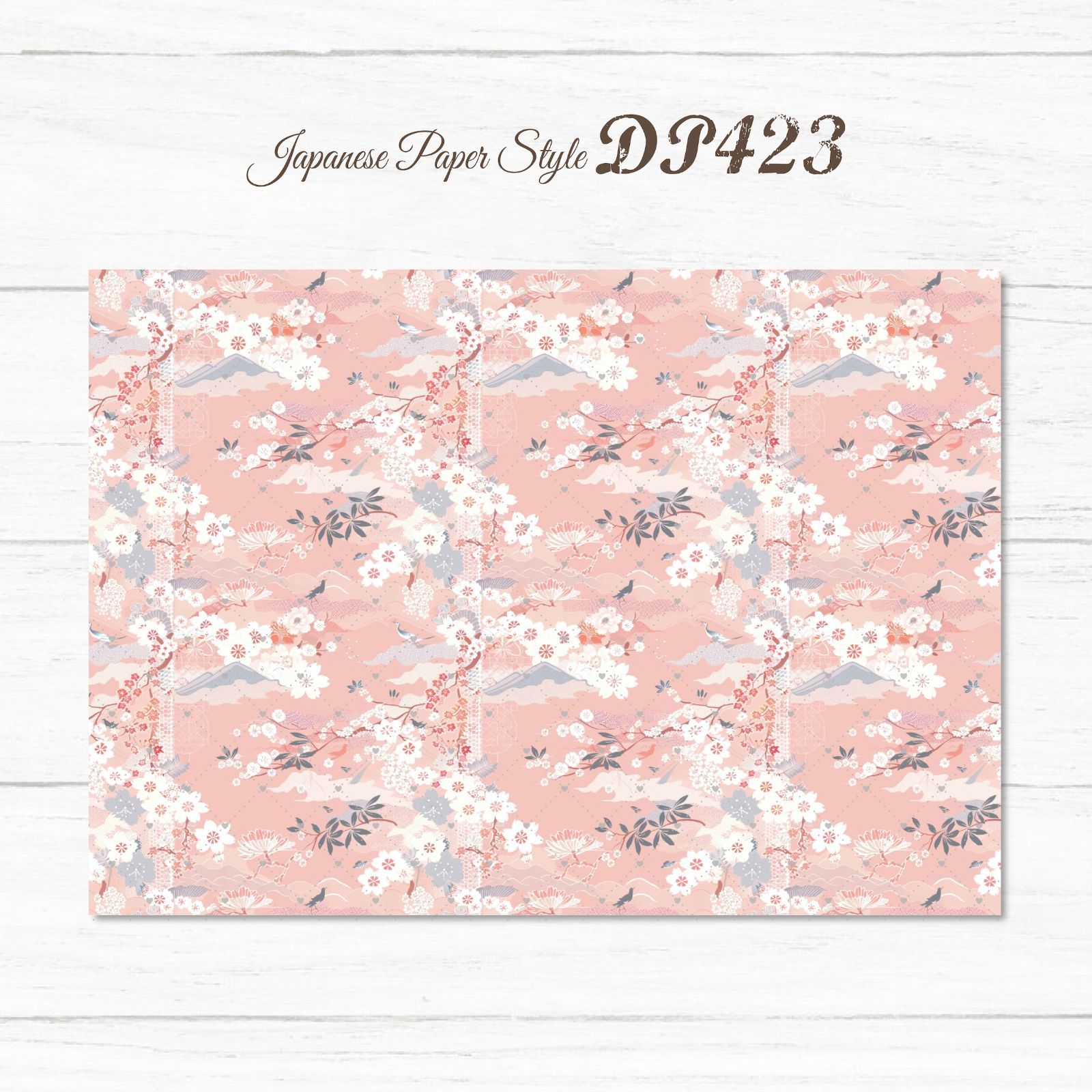 DP423】デザインペーパー 和柄 ジャーナル ペーパー コラージュシート