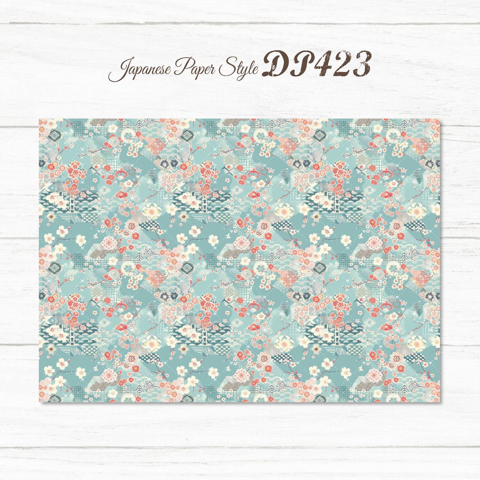 DP423】デザインペーパー 和柄 ジャーナル ペーパー コラージュシート