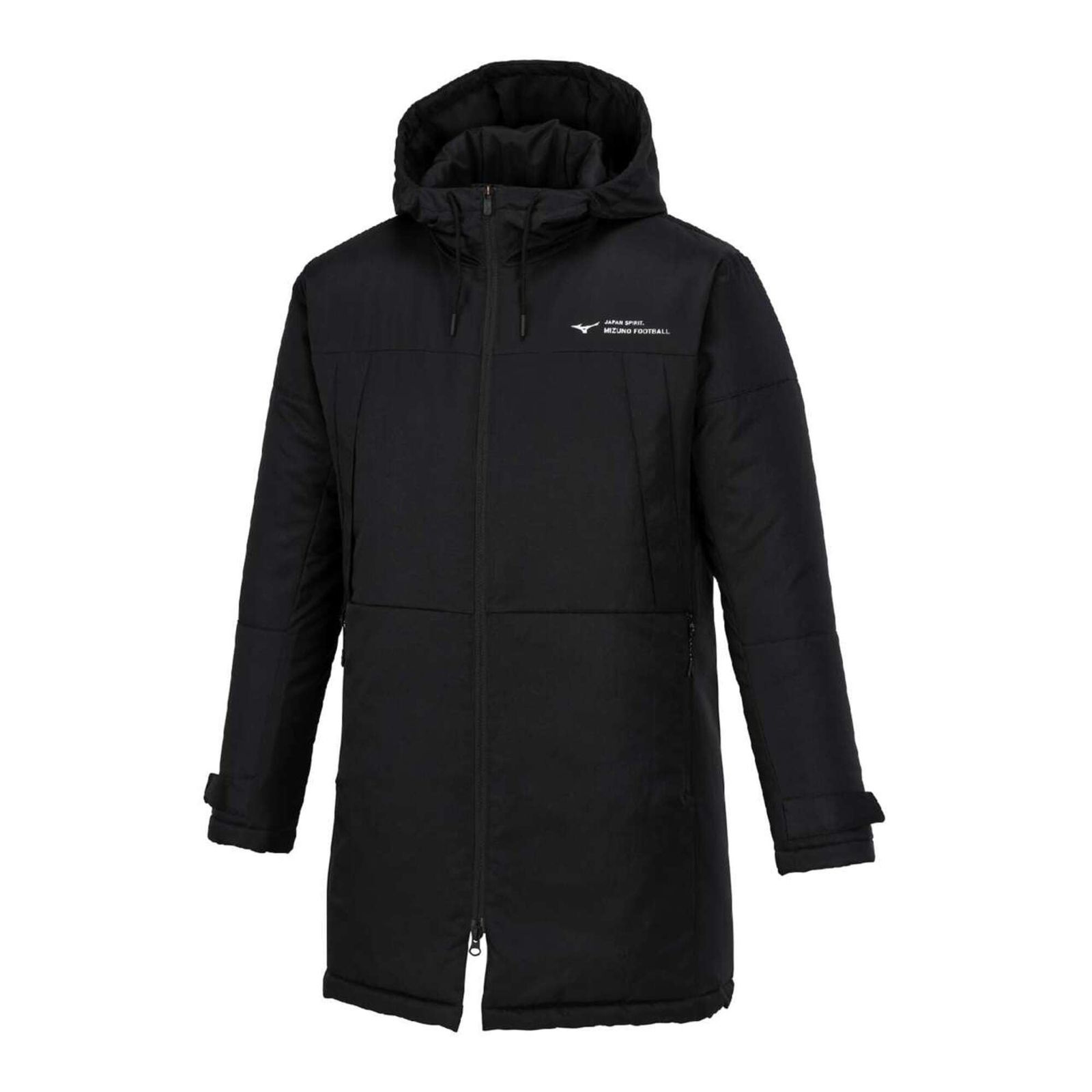 ミズノ サッカーウェア フィールドコート 撥水 ブラック S