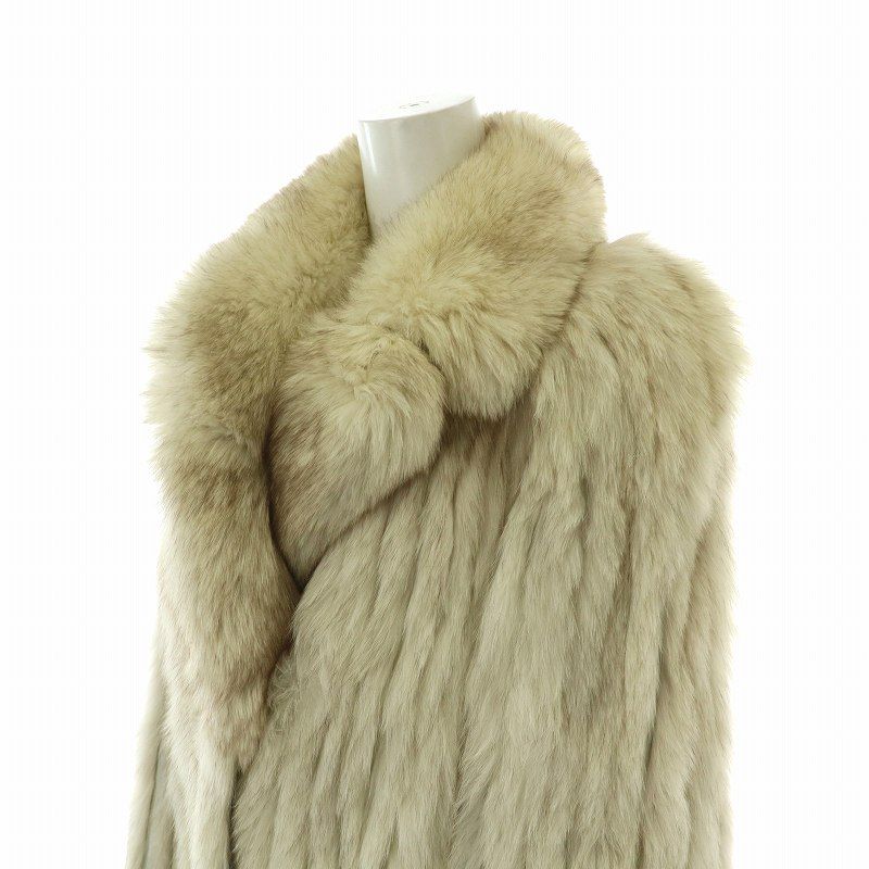 サガフォックス SAGA FOX 銀サガ ファーコート ミドル ハーフ ロング