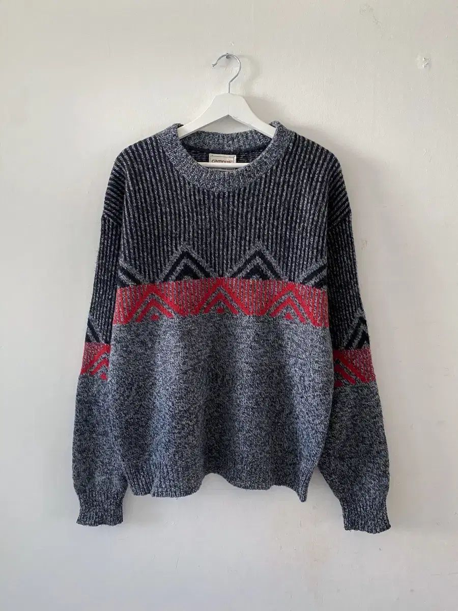 80 s ヴィンテージ CAMPUS ウール ニット セーター