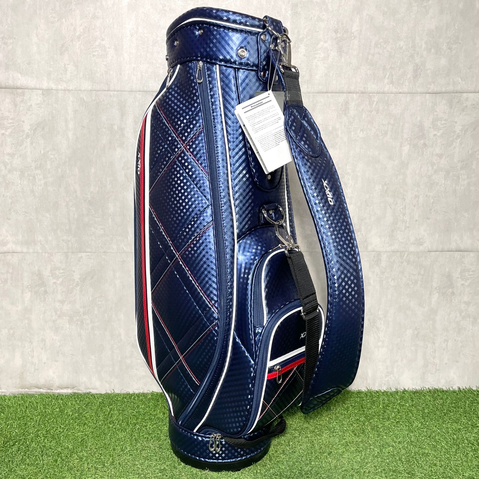XXIO ネイビー ゴルフバッグ XXIO ゴルフバッグ ネイビー 5分割収納