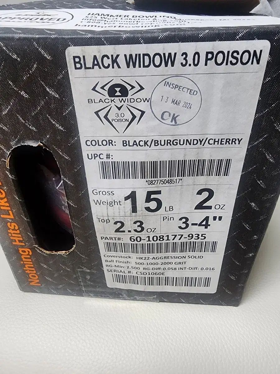 HAMMER ハンマー ブラック ウィンドウ 3 0 ポイズン 15 p