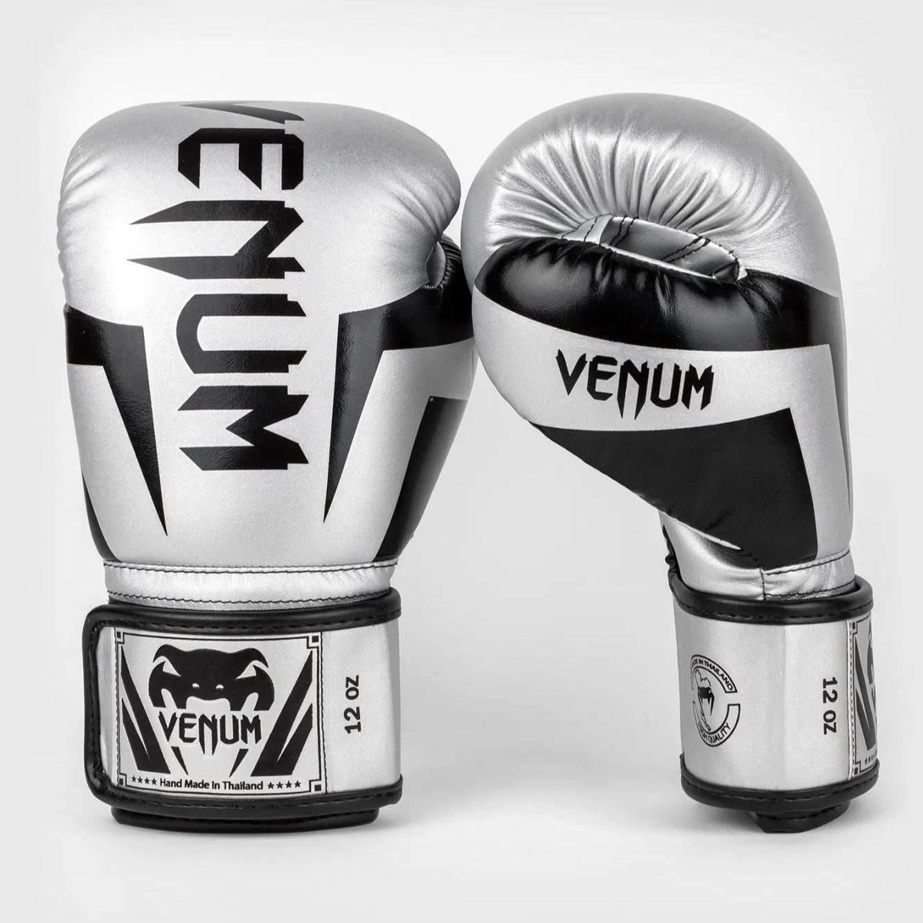 Venum Elite ボクシンググローブ シルバー ブラック Boxing Gloves ヴェヌム エリート Silver Black