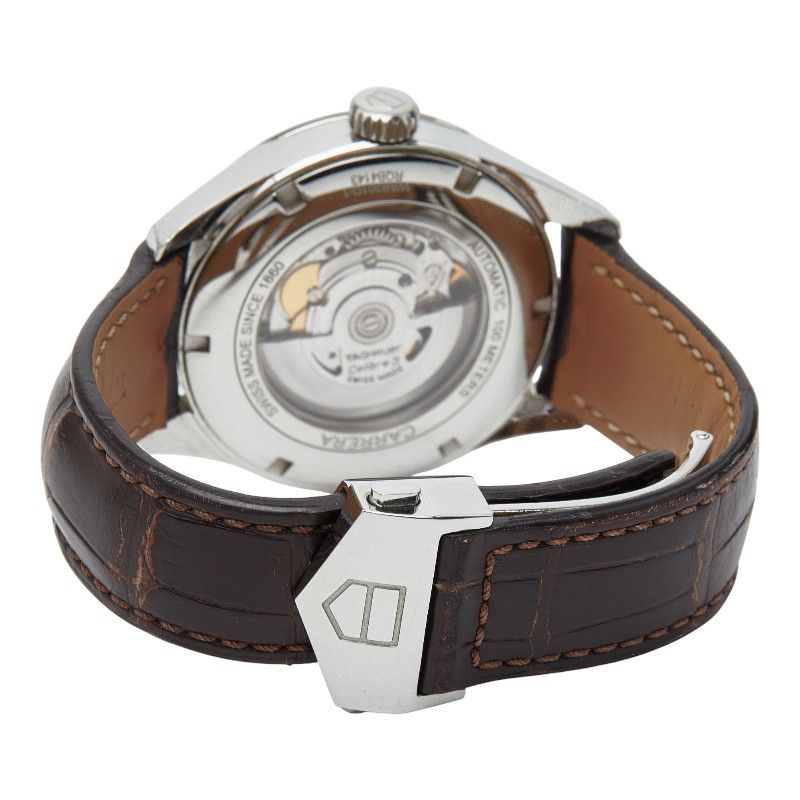 タグホイヤー カレラ キャリバー5 WAR201D-1 シルバー ブラウン