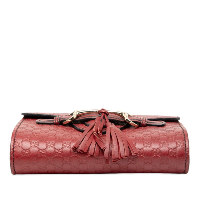 グッチ マイクログッチシマ ホースビット エミリー ショルダーバッグ