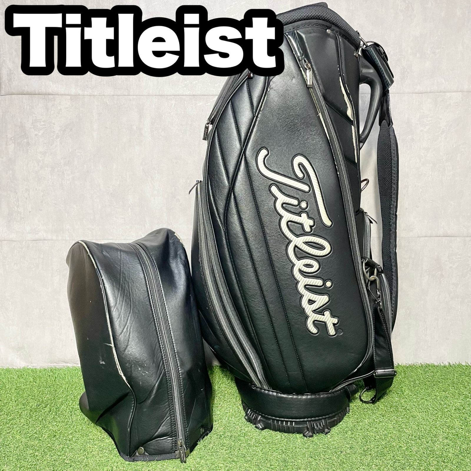 Titleist タイトリスト キャディバッグ ゴルフバッグ 3点式 ブラック 