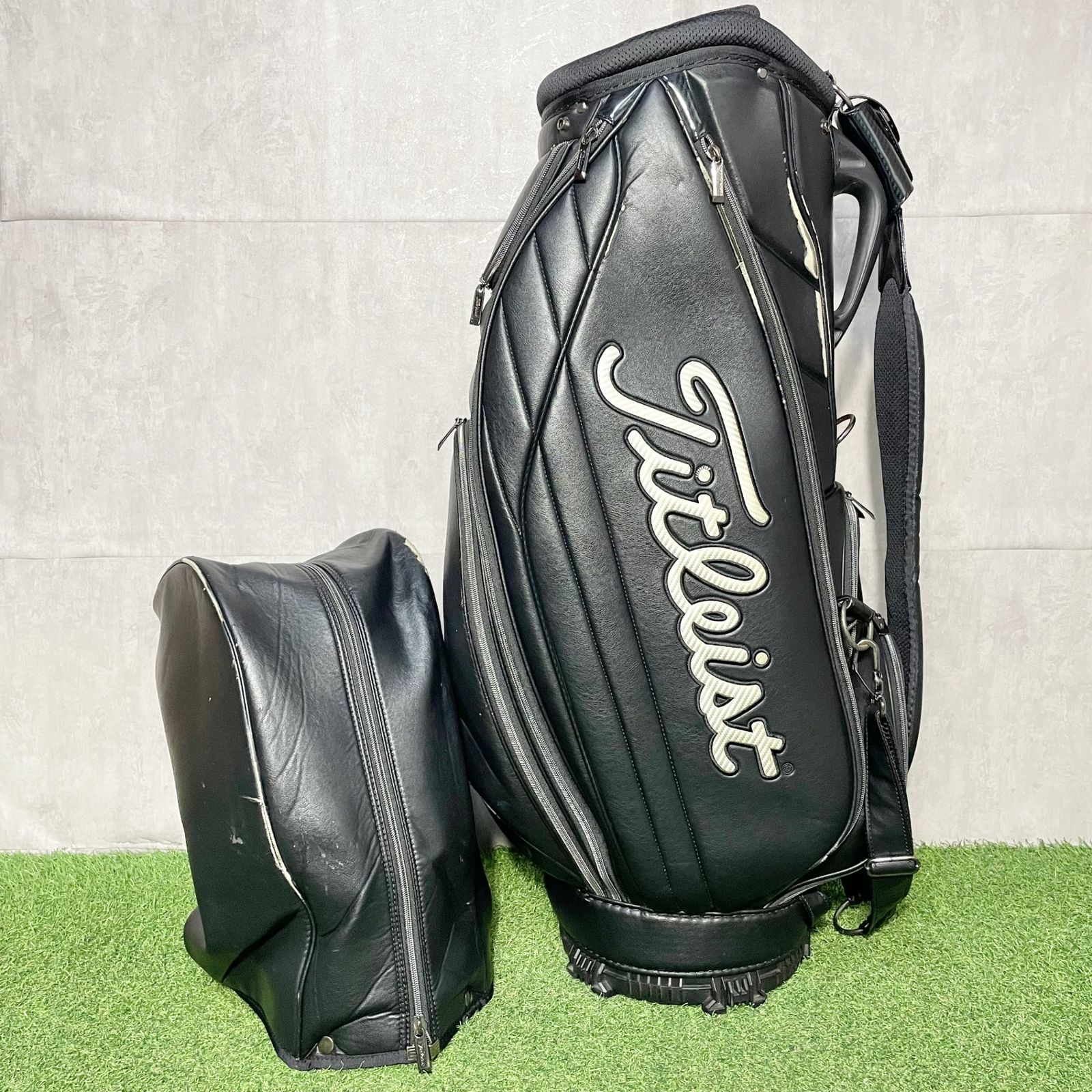 Titleist タイトリスト キャディバッグ ゴルフバッグ 3点式 ブラック 