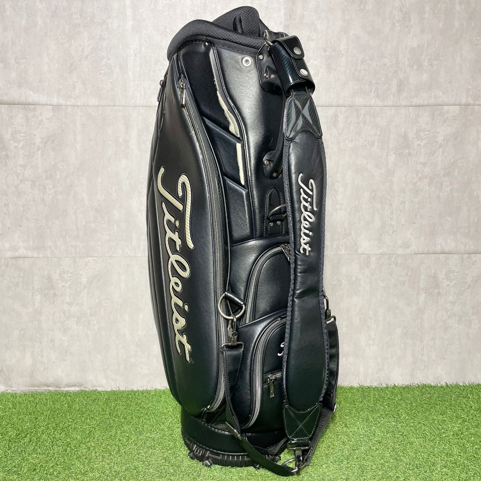 Titleist タイトリスト キャディバッグ ゴルフバッグ 3点式 ブラック 