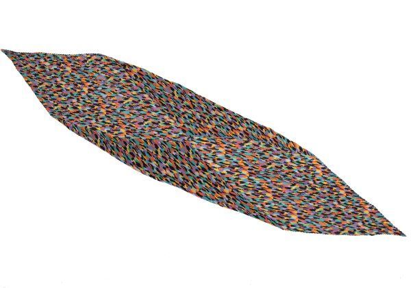 超希少✨ プリーツプリーズ イッセイミヤケ プリーツスカーフ マルチカラー 総柄 イッセイミヤケISSEY MIYAKE プリーツ総柄プリントスカーフ マルチ