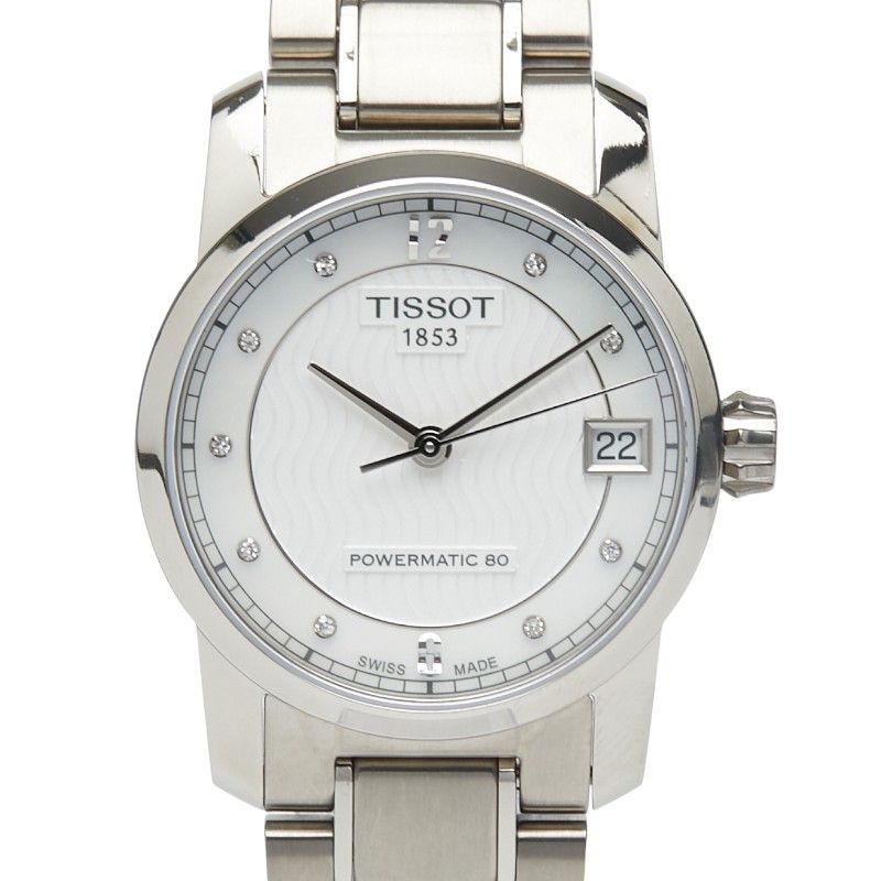 ティソ 9 Pダイヤ ステンレススチール レディース TISSOT 1 0245233