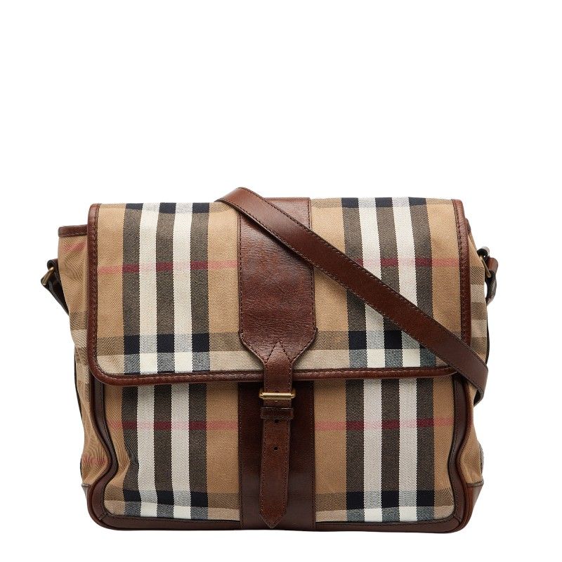 バーバリー ノバチェック メッセンジャーバッグ ショルダーバッグ