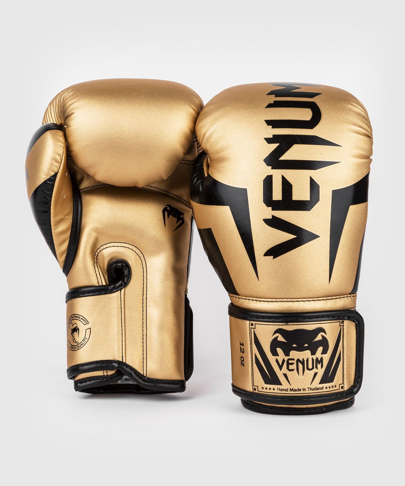 Venum Elite ボクシンググローブ ゴールド × ブラック Boxing Gloves ヴェヌム エリート G Black