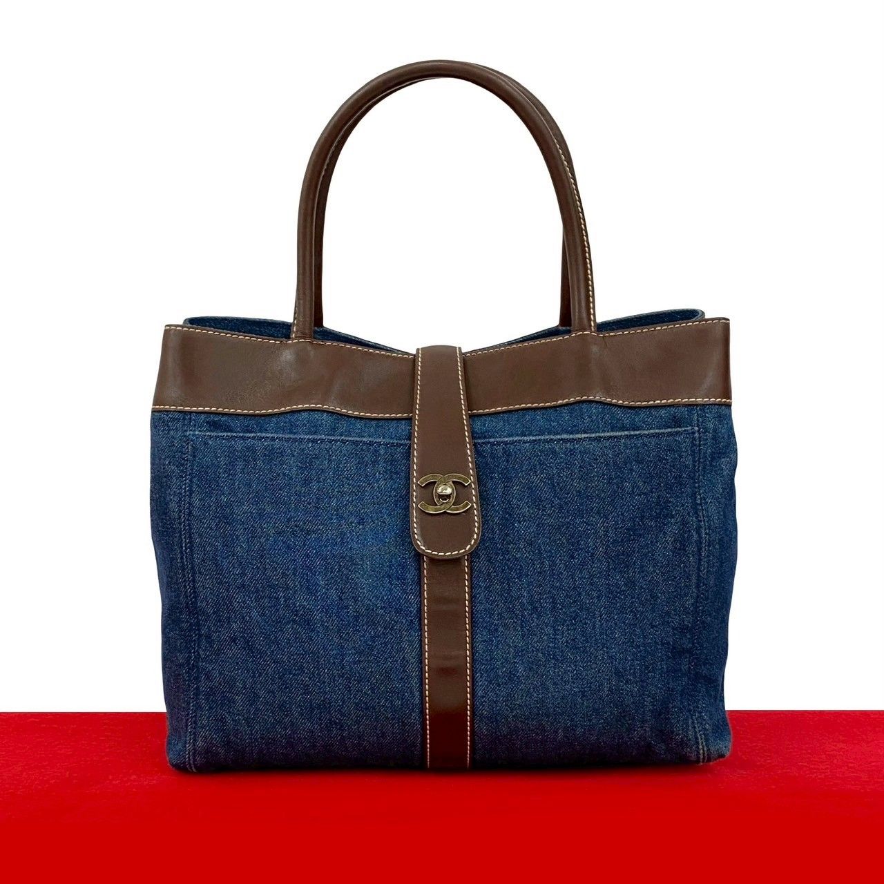 極 美品 シール有 6番台 CHANEL シャネル ヴィンテージ ココマーク