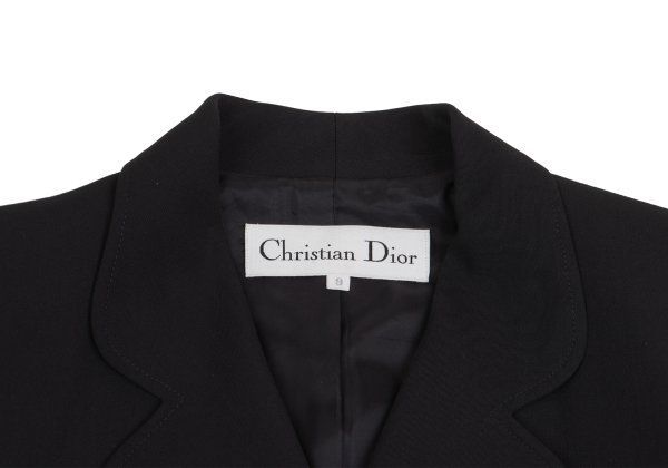 クリスチャンディオールChristian Dior メタルロゴボタンラウンド