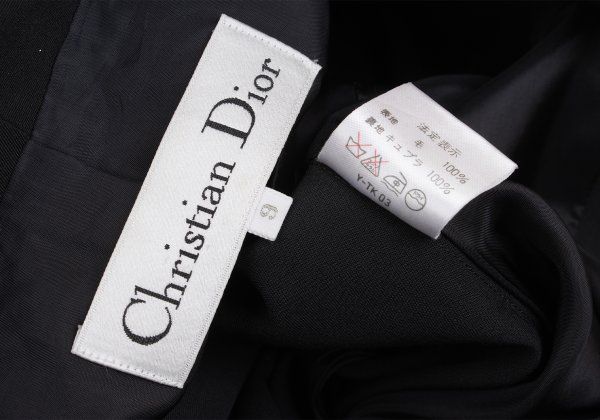 クリスチャンディオールChristian Dior メタルロゴボタンラウンド