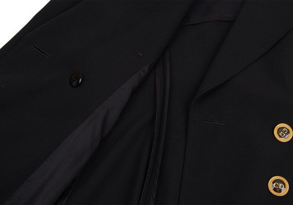 クリスチャンディオールChristian Dior メタルロゴボタンラウンド