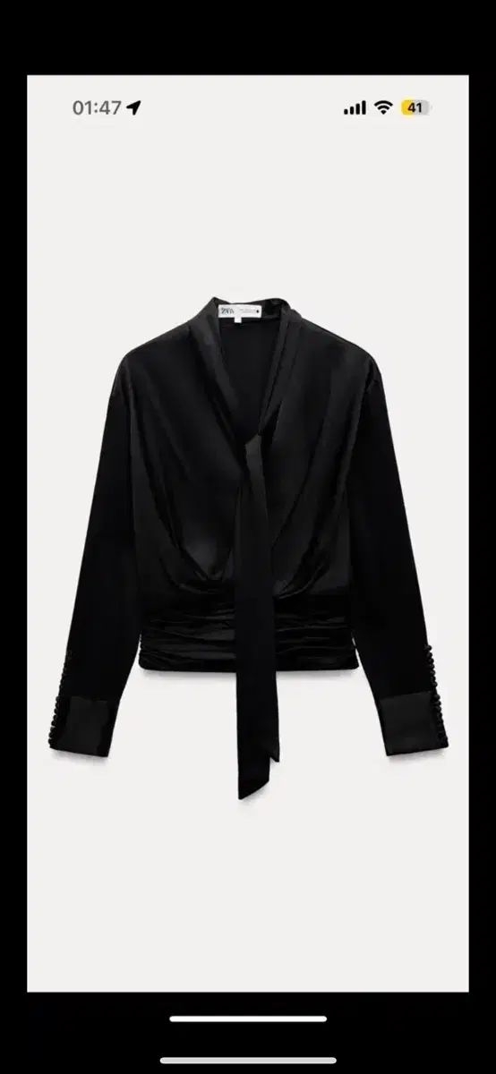 新商品 ZARA ザラ サテン ブラウス M dwyl INEGI ason アズオン ルルソウル