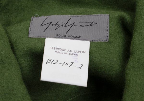 ヨウジヤマモト プールオムYohji Yamamoto POUR HOMME 比翼フランネル