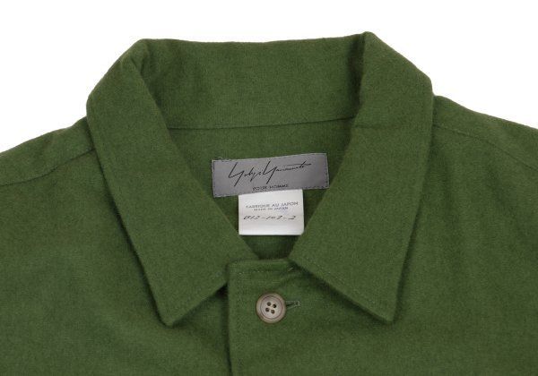 ヨウジヤマモト プールオムYohji Yamamoto POUR HOMME 比翼フランネル