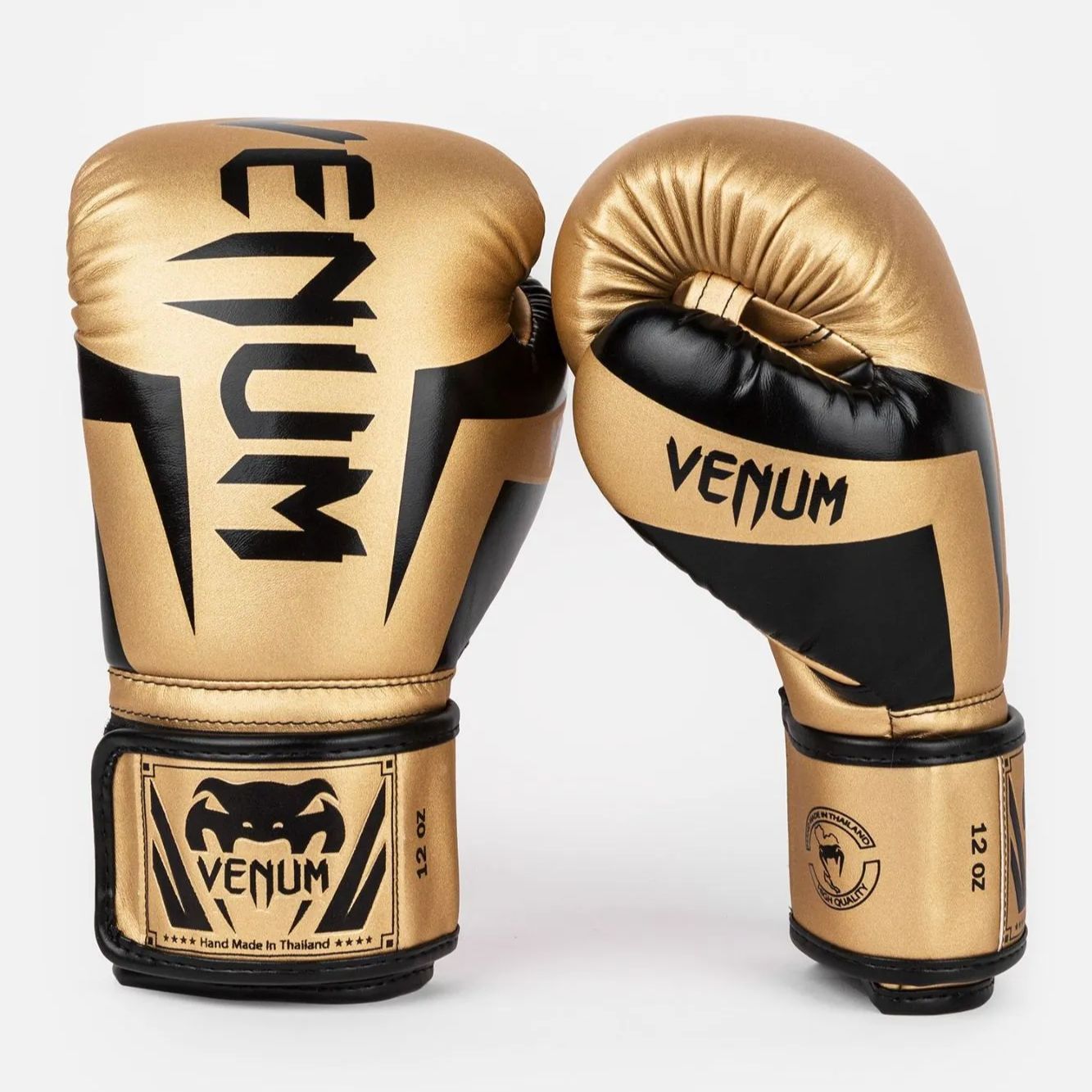 Venum Elite ボクシンググローブ ゴールド ブラック Boxing Gloves ヴェヌム エリート G Black