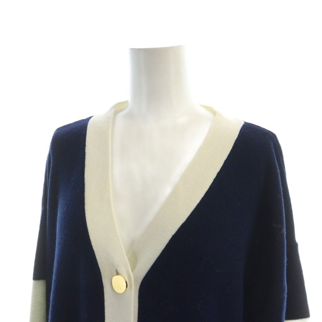 グレースクラス GRACE Class 22AW バイカラー ロングカーディガン