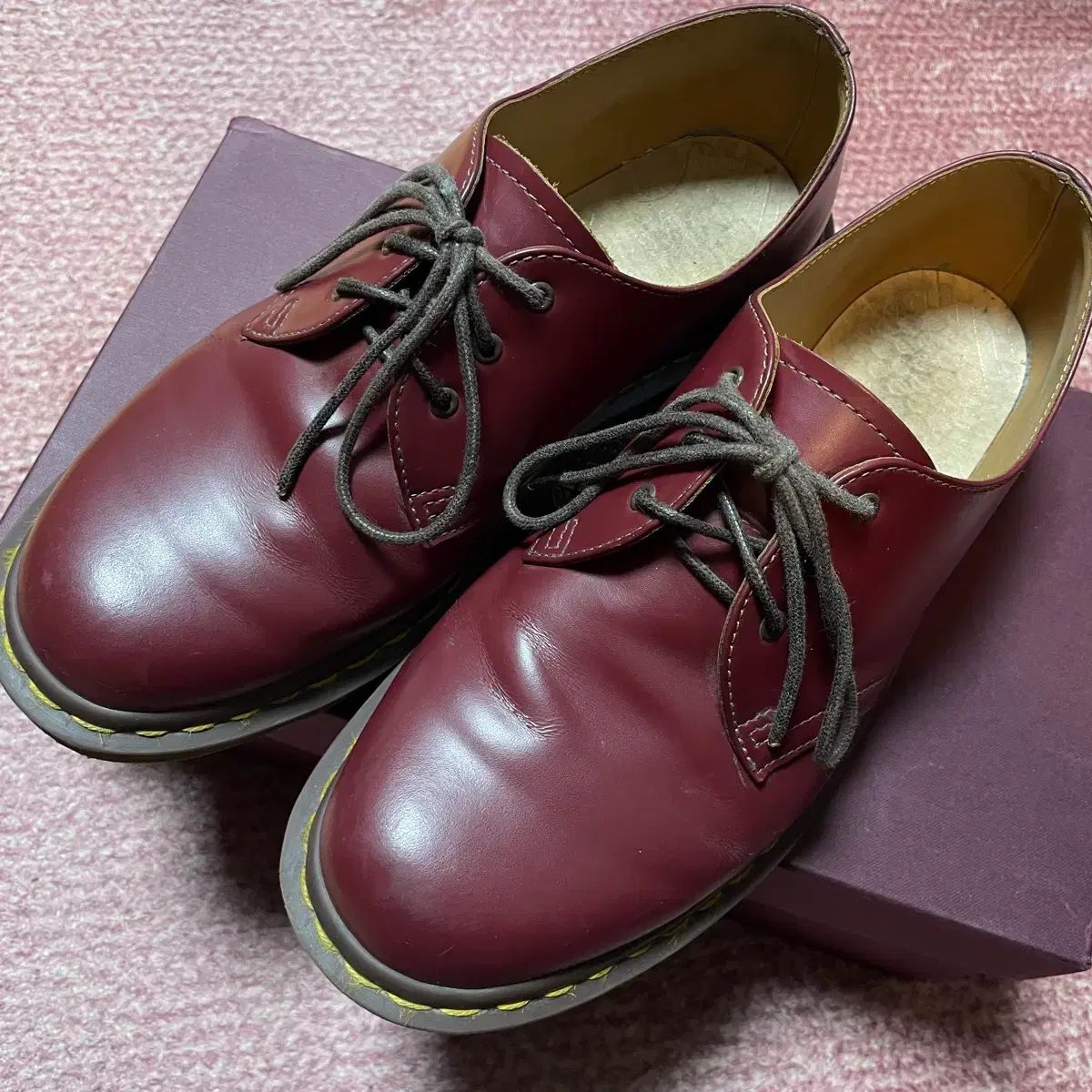 英国製 DR MARTENS ドクターマーチン 1461 옥스블러드