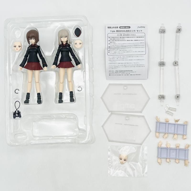 中古】欠品有 figma 332 西住まほ&逸見エリカ セット