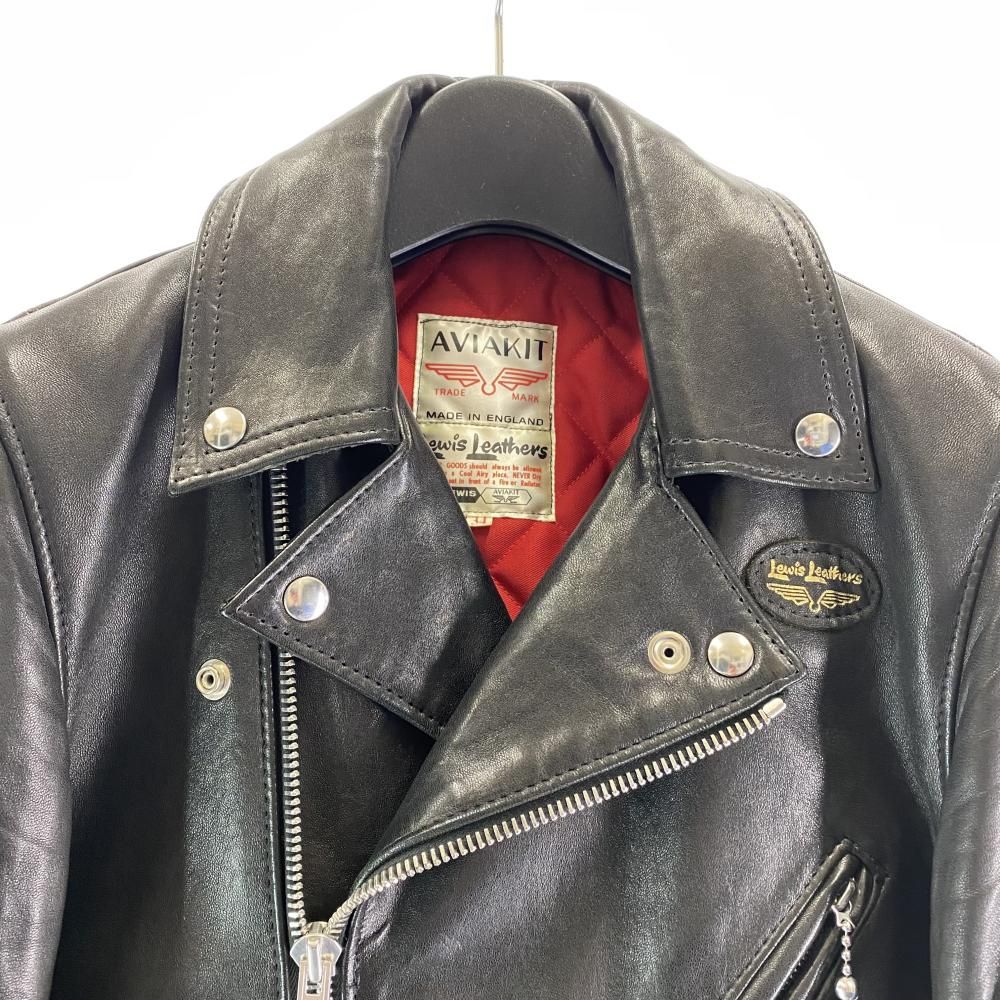 【AVIAKIT】ヴィンテージ　ルイスレザー　 英国　ロッカーズ　希少 AVIAKIT】ヴィンテージ ルイスレザー 英国 ロッカーズ 希少