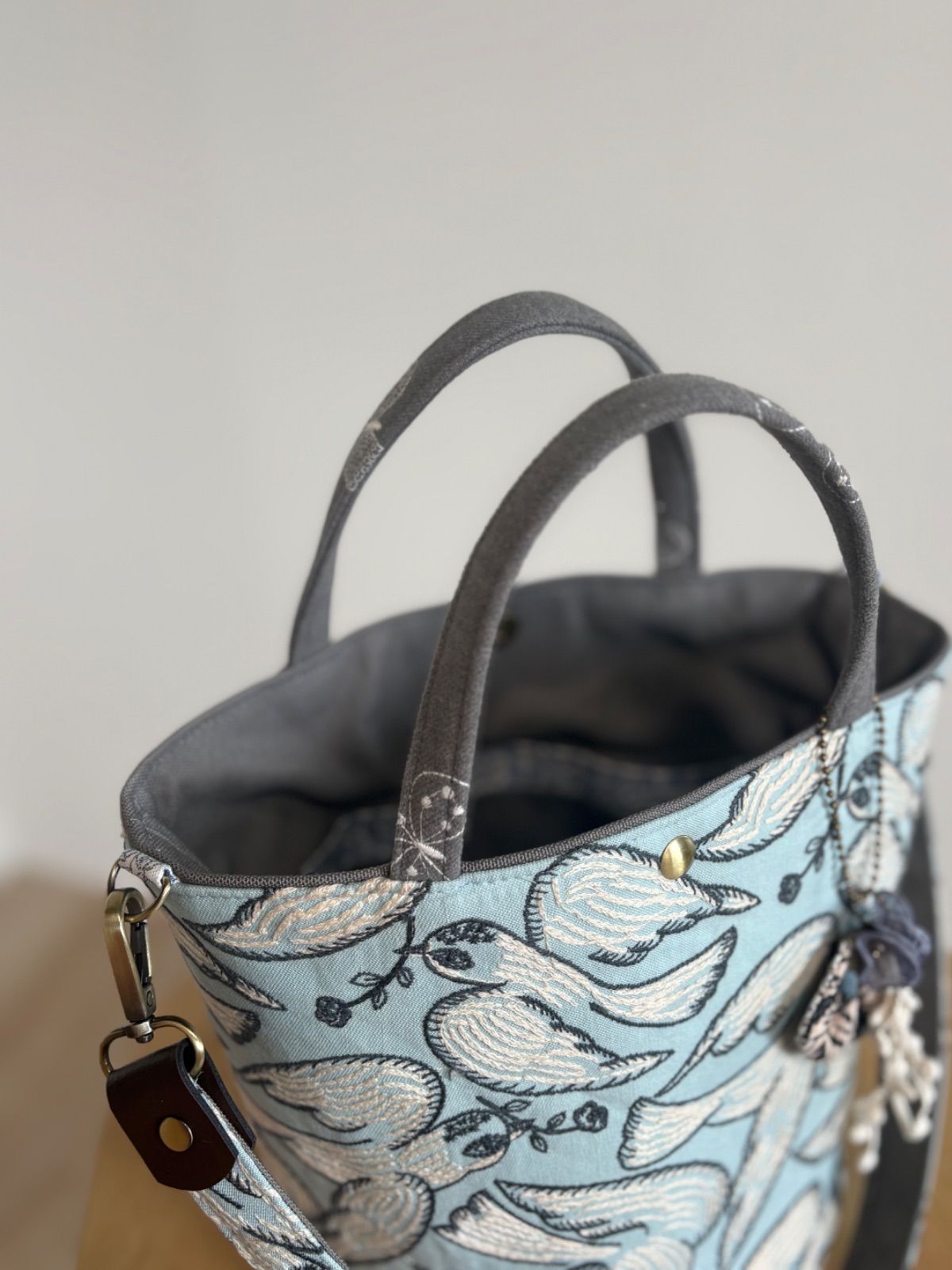  ミナペルホネン ハンドメイド 2 wayマールbag トートバッグ バッグ