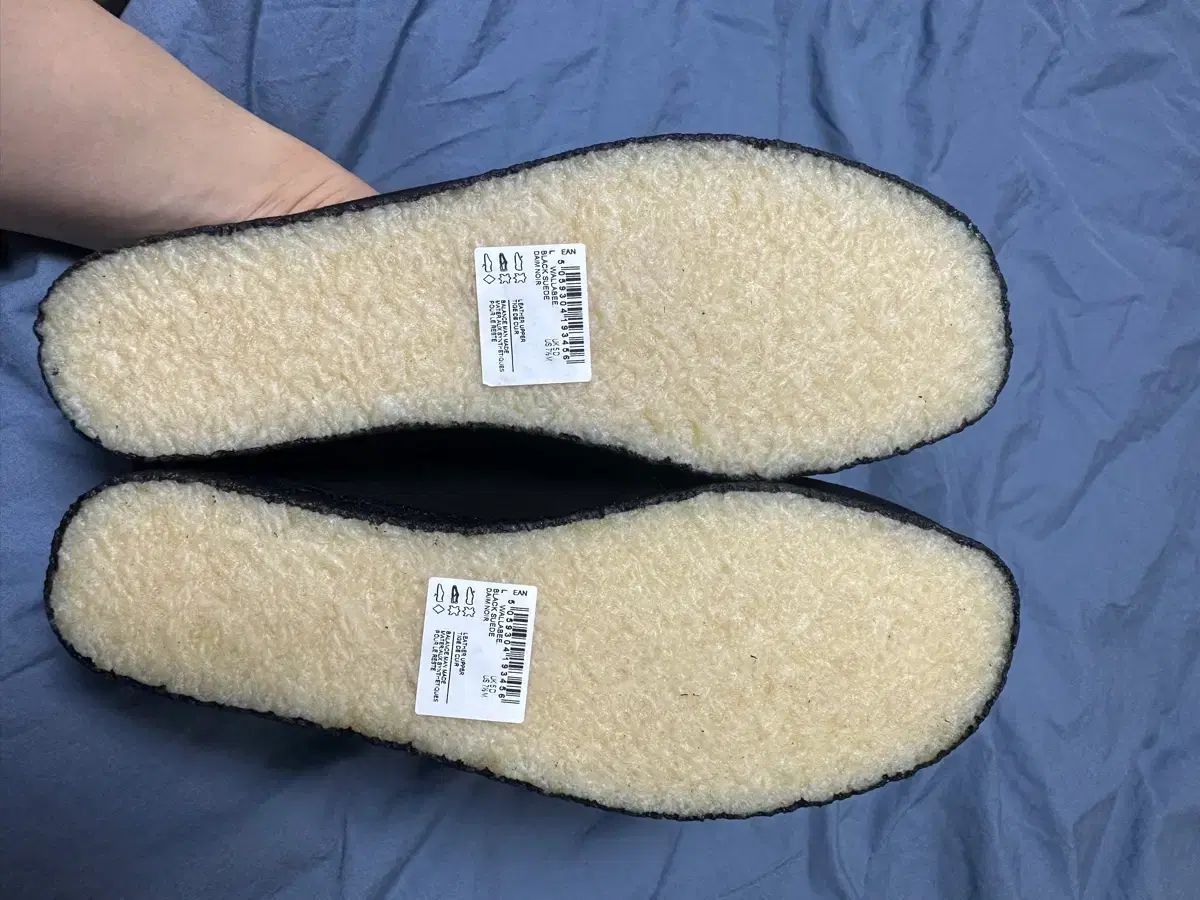 UK 5 クラークス ワラビー スウェード ブラック