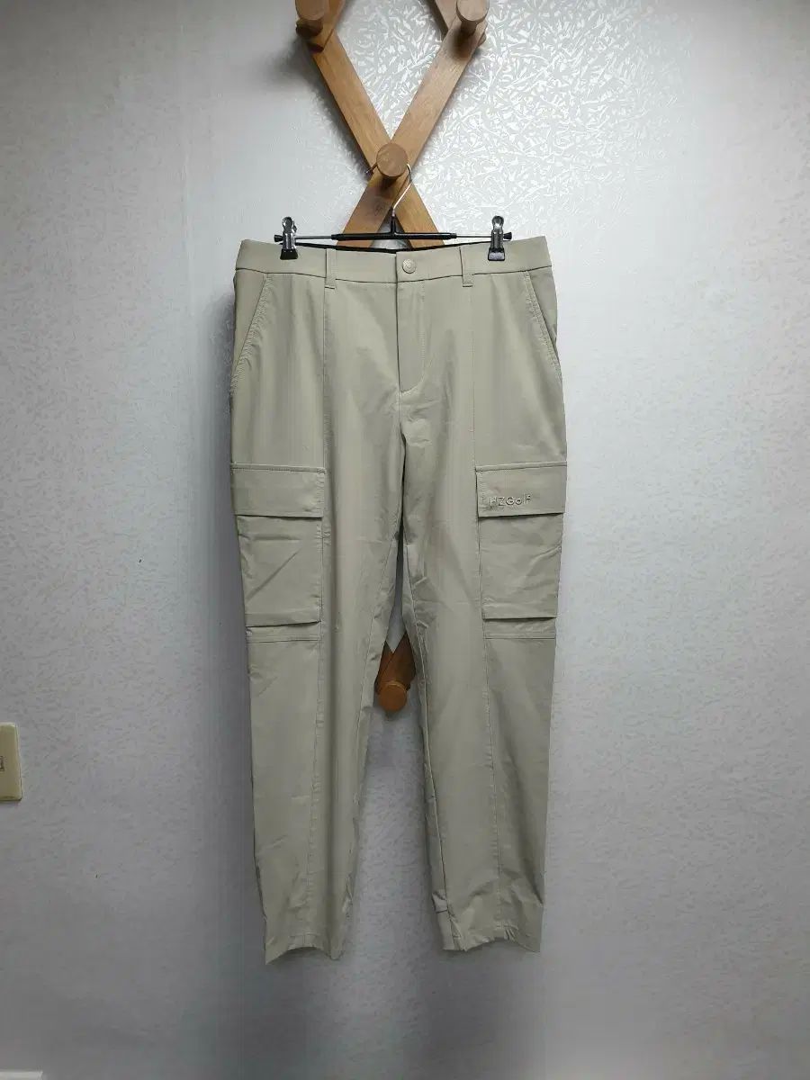 남32 24年 HAZZYS へジス ゴルフ ストレッチ カーゴジョガーパンツ